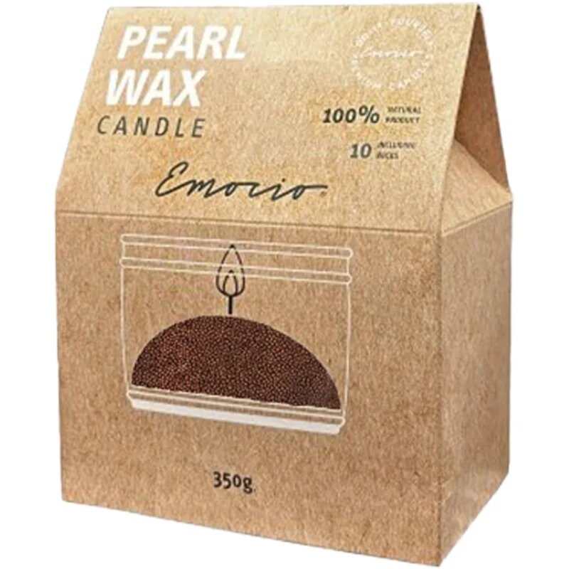 Emocio Pearl Wax Red sveča 350 g