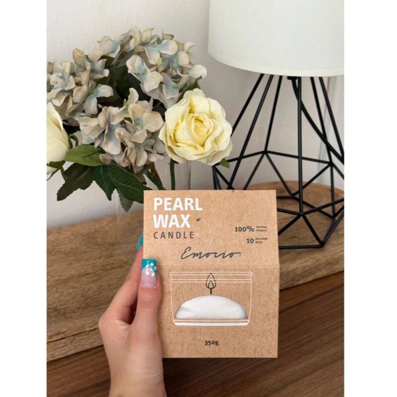 Emocio Pearl Wax White sveča 350 g