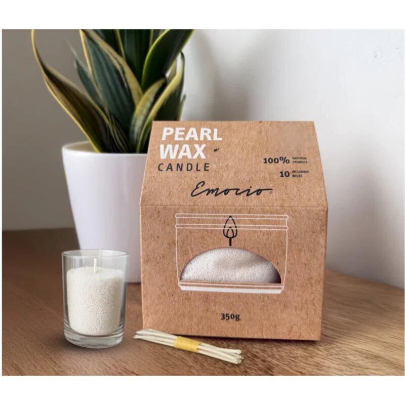Emocio Pearl Wax White sveča 350 g