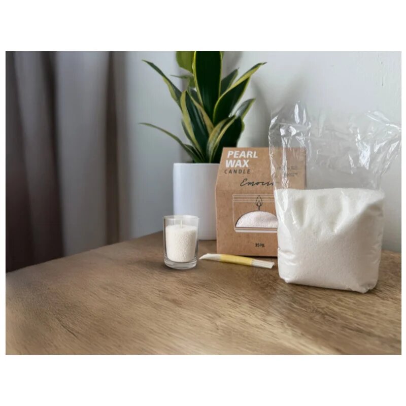 Emocio Pearl Wax White sveča 350 g
