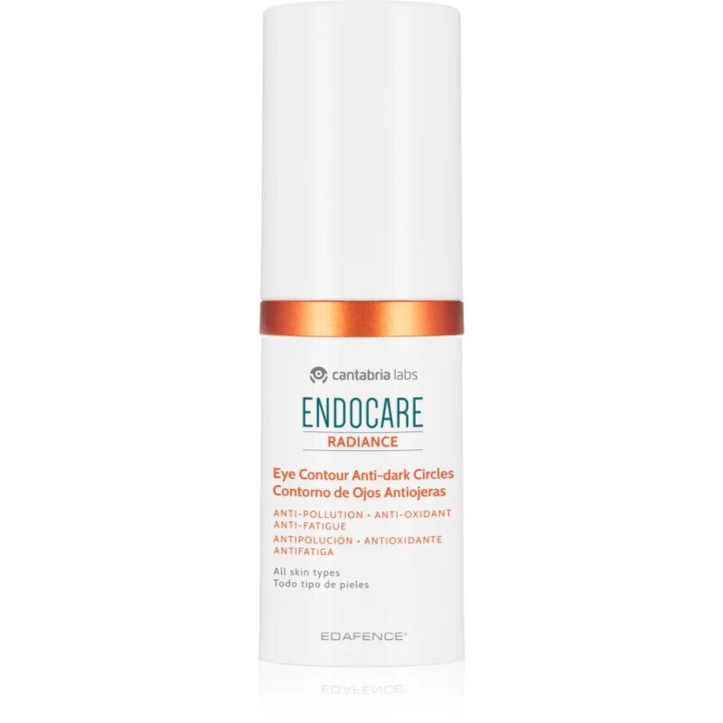 Endocare Radiance posvetlitvena krema za predel okoli oči proti zabuhlosti in temnim kolobarjem 15 ml