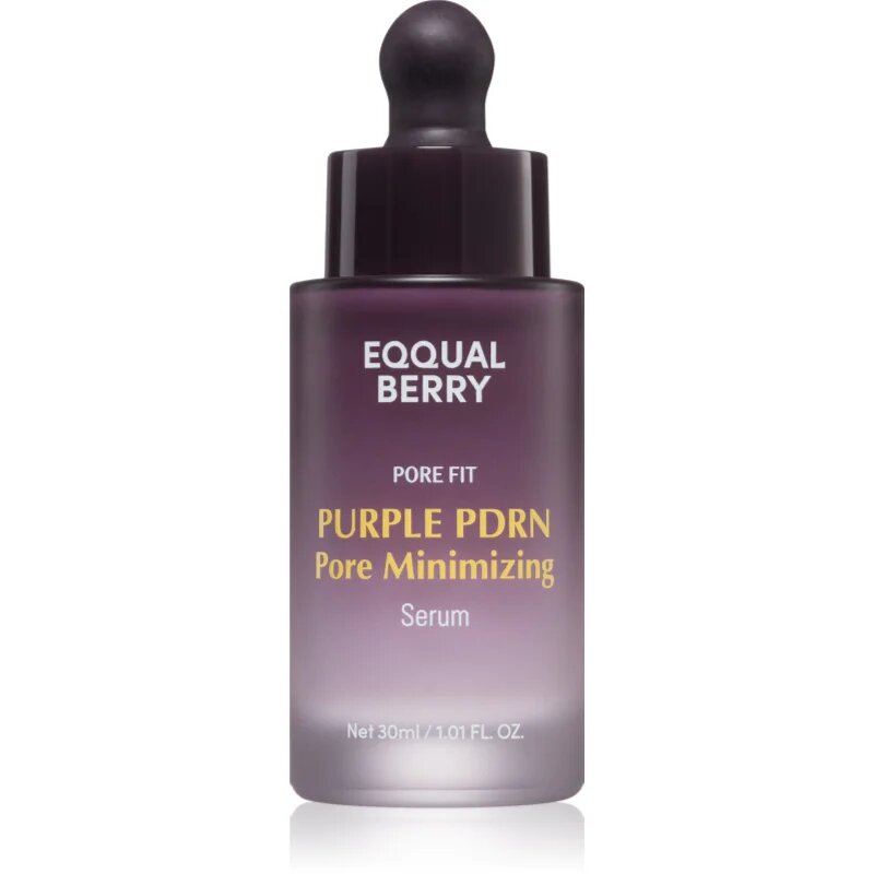 EQQUALBERRY Purple PDRN Pore Minimizing Serum serum za zmanjšanje razširjenih por za osvetljevanje kože in hidratacijo 30 ml