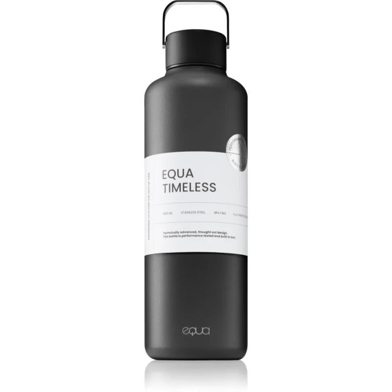 EQUA Timeless steklenica za vodo iz nerjavnega jekla barva Dark 1 kos