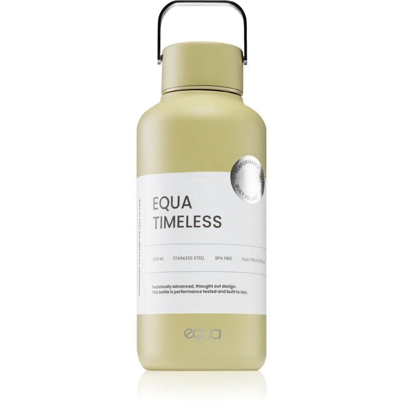 EQUA Timeless steklenica za vodo iz nerjavnega jekla majhna barva Matcha 1 kos