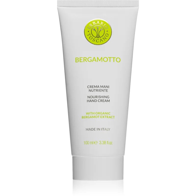 Erbario Toscano Bergamotto hranilna krema za roke za ženske 100 ml