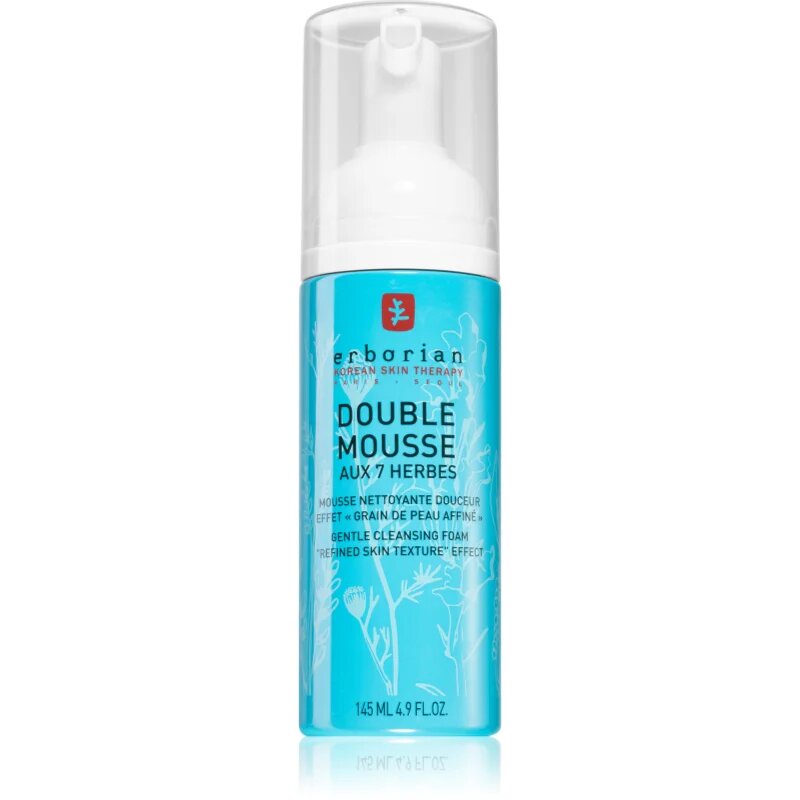 Erborian 7 Herbs Double Mousse nežna čistilna pena 145 ml