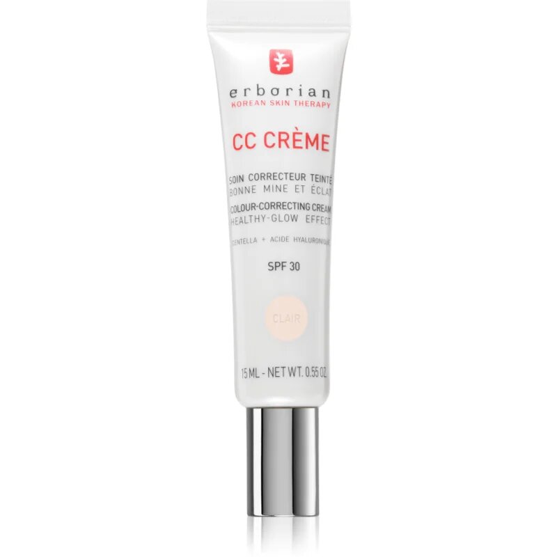 Erborian CC Crème Centella Asiatica CC krema za poenoten ten kože SPF 30 odtenek Clair 15 ml