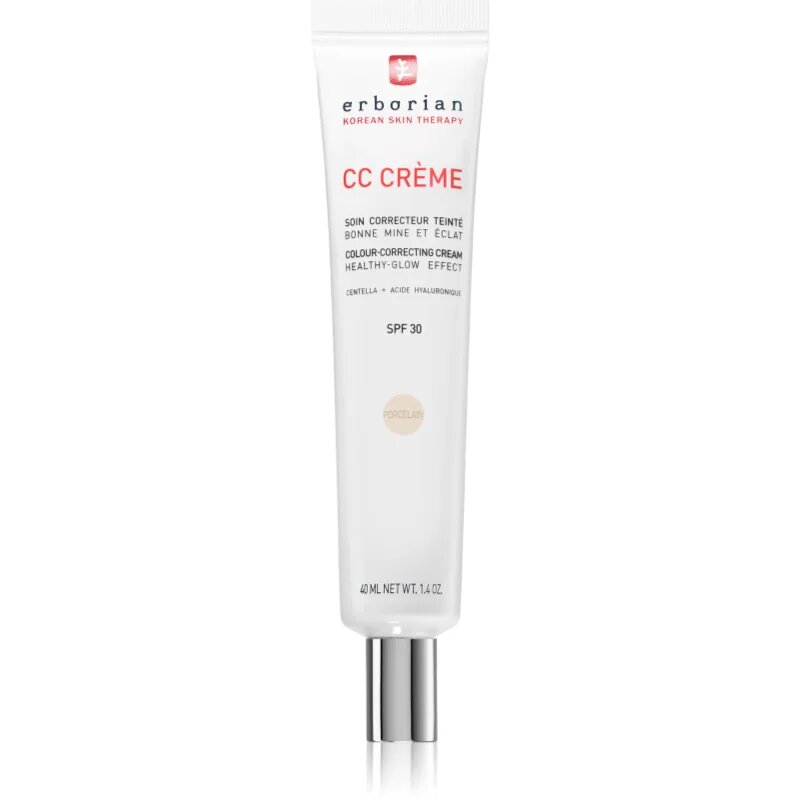 Erborian CC Crème Centella Asiatica CC krema za poenoten ten kože SPF 30 odtenek Porcelain 40 ml