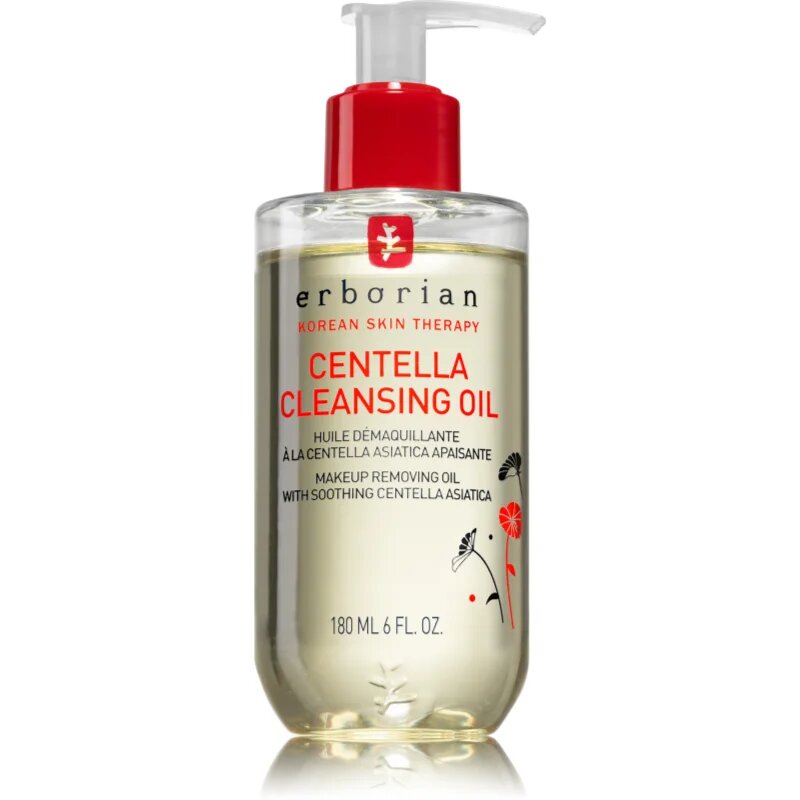 Erborian Centella čistilno olje za odstranjevanje ličil s pomirjajočim učinkom 180 ml