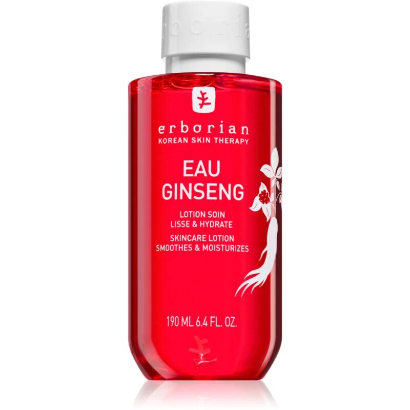 Erborian Ginseng Skincare Lotion vlažilni tonik za obraz za posvetlitev in zgladitev kože 190 ml