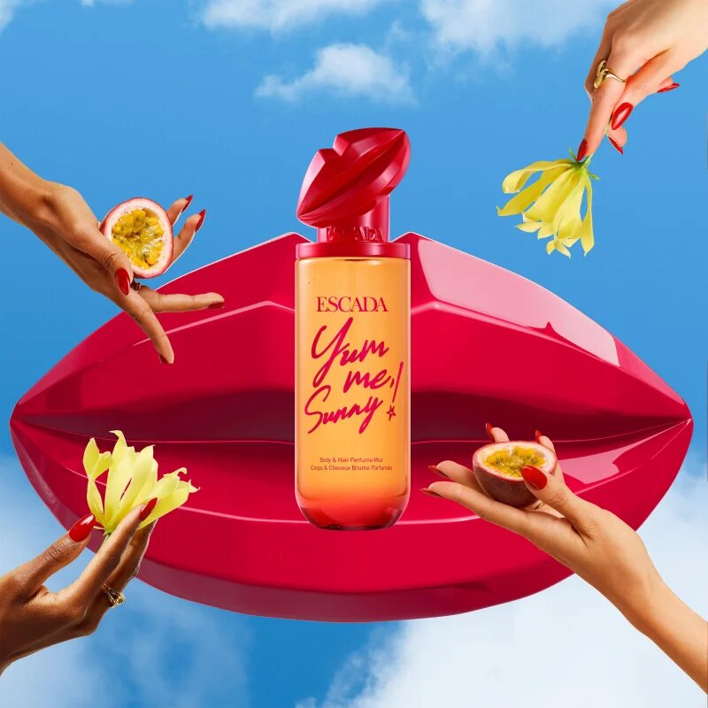 Escada Yum Me! Peachy Body & Hair Mist parfumska meglica za telo in lase za ženske 100 ml