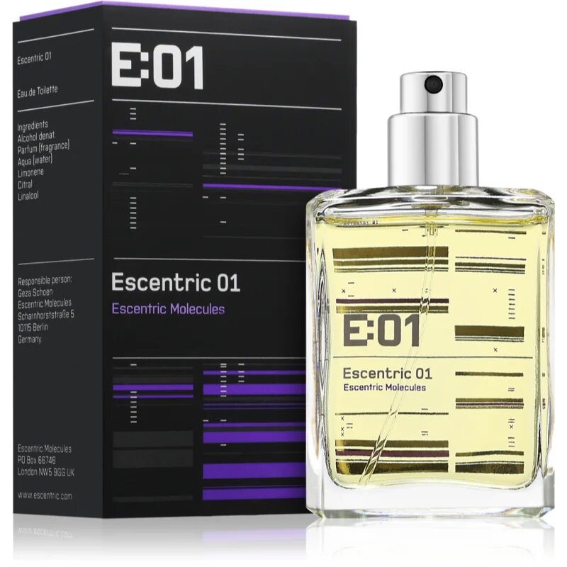 Escentric Molecules Escentric 01 toaletna voda uniseks + Case 30 ml