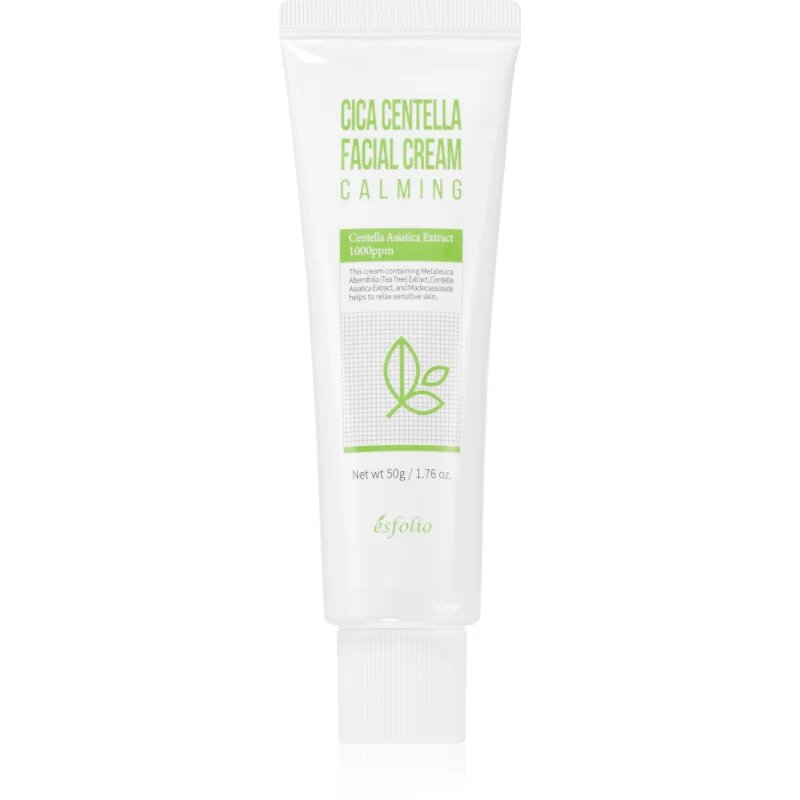 esfolio Cica Centella pomirjajoča krema za obraz za občutljivo kožo 50 ml