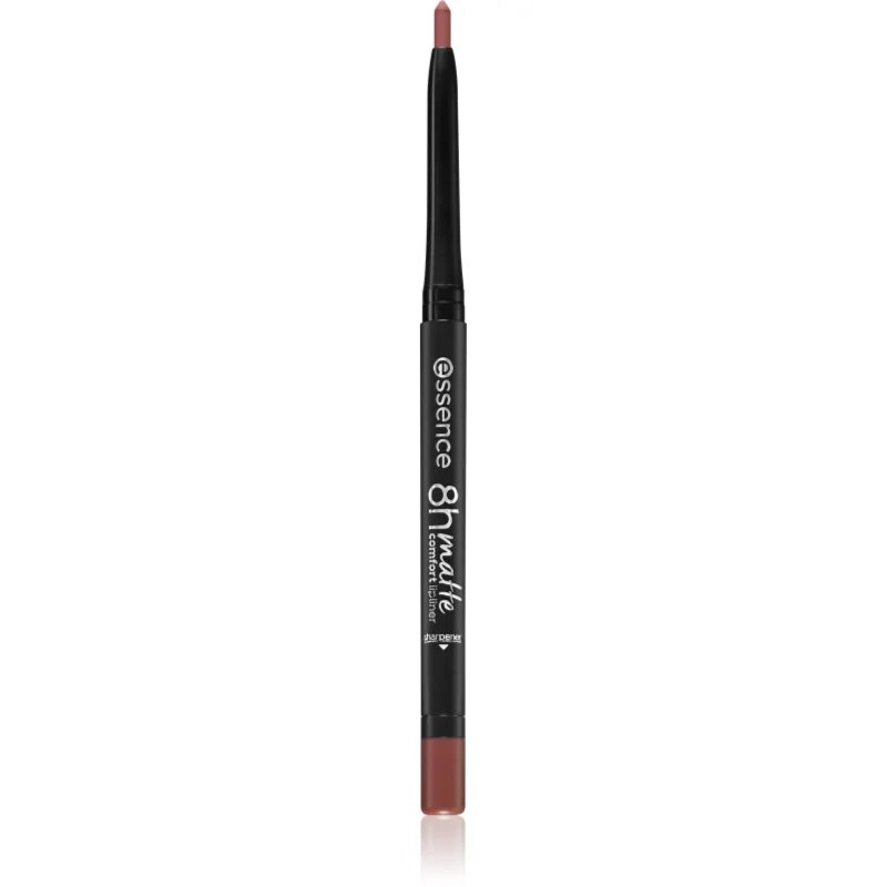 essence 8h Matte Comfort mat svinčnik za ustnice s šilčkom odtenek 02 Silky Hazelnut 03 g