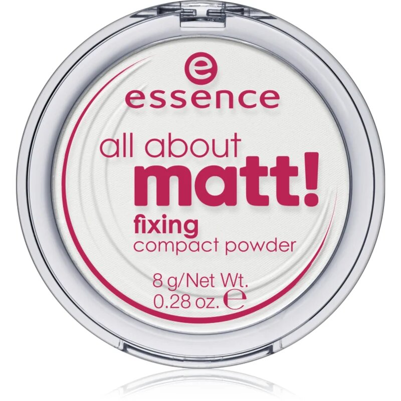 essence All About Matt! transparentni kompaktni puder 8 g