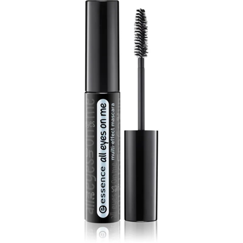 essence All Eyes on Me maskara za volumen privihanje in ločevanje trepalnic odtenek 01 Black 8 ml
