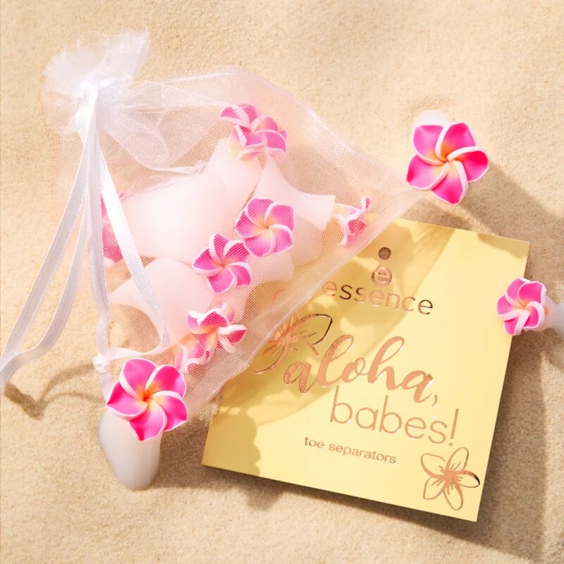 essence aloha babes! penové oddeľovače prstov 01 Beach Walk? Let's Talk! 8 kos