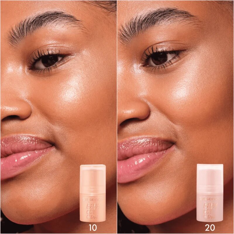 essence BABY GOT GLOW paličica za osvetljevanje za bleščeč sijaj odtenek 20 Rosy Glaze 5.5 g