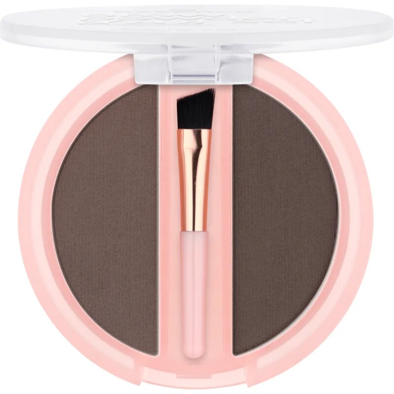 essence Brow Powder Duo set za obrvi odtenek 03 Dark 1.8 g