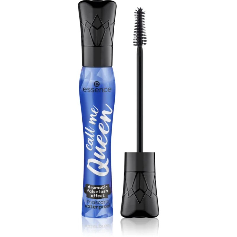 essence call me QUEEN maskara z učinkom umetnih trepalnic vodoodporna odtenek Black 115 ml