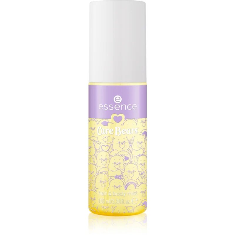 essence Care Bears parfumska meglica za telo in lase za ženske 01 Feels Like A Hug 100 ml