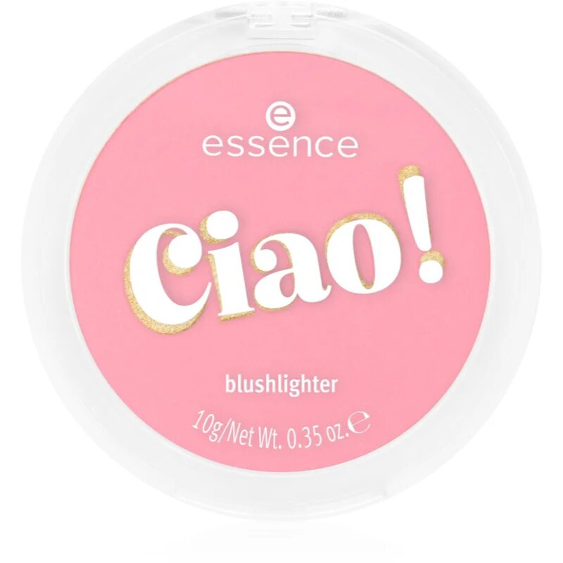 essence Ciao! rdečilo z osvetljevalcem odtenek 01 Buongiorno Bellissima 5.7 g