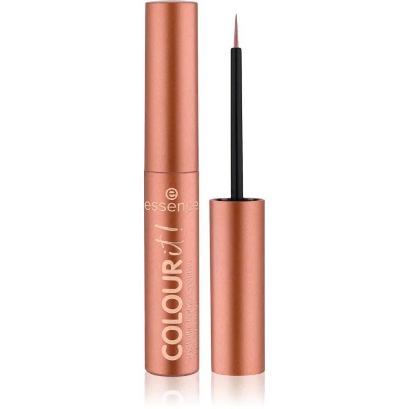 essence COLOUR it! kovinsko črtalo za oči odtenek 01 Burnished Bronze 3 ml