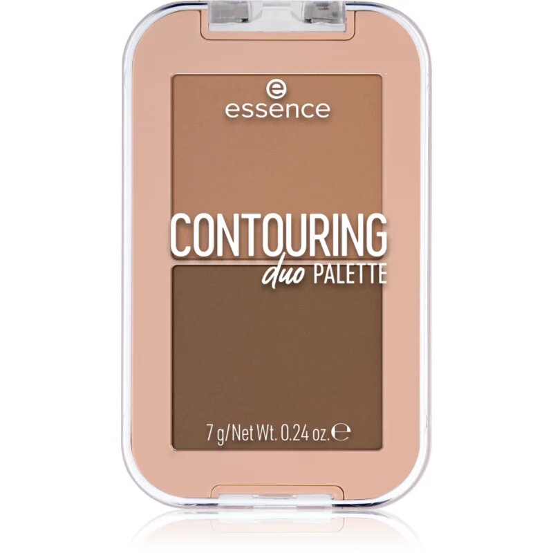 essence CONTOURING DUO PALETTE paleta za konture obraza odtenek 20 Medium 7 g