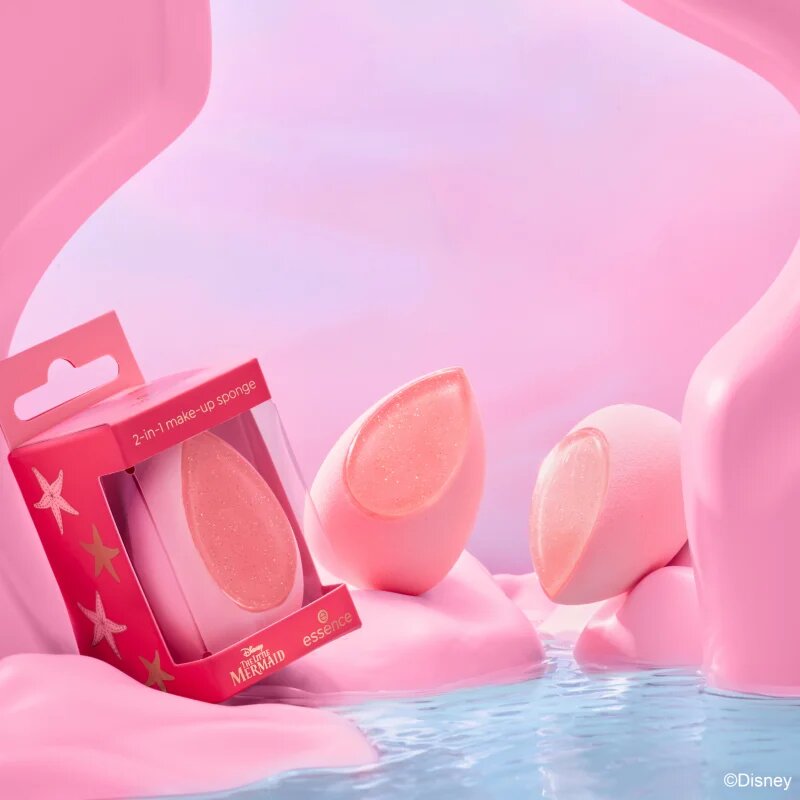 essence Disney The Little Mermaid gobica za tekoči puder 1 kos