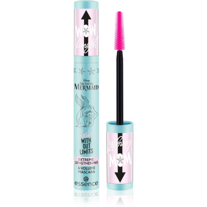 essence Disney The Little Mermaid maskara za volumen in podaljšanje trepalnic odtenek 01 I Sea You 13 ml