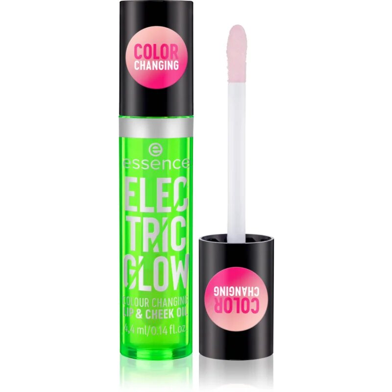 essence Electric Glow olje za ustnice in lica 4.4 ml