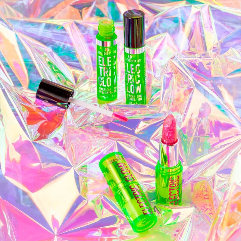 essence Electric Glow olje za ustnice in lica 4.4 ml