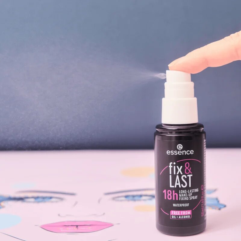 essence Fix & LAST 18h pršilo za fiksiranje make-upa 50 ml