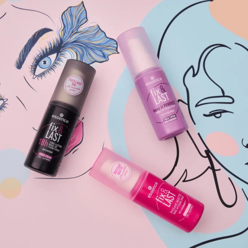 essence Fix & LAST 18h pršilo za fiksiranje make-upa 50 ml