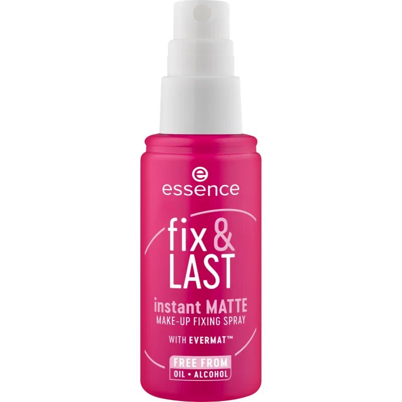 essence Fix & LAST MATTE matirajoče pršilo za utrjevanje make-upa 50 ml
