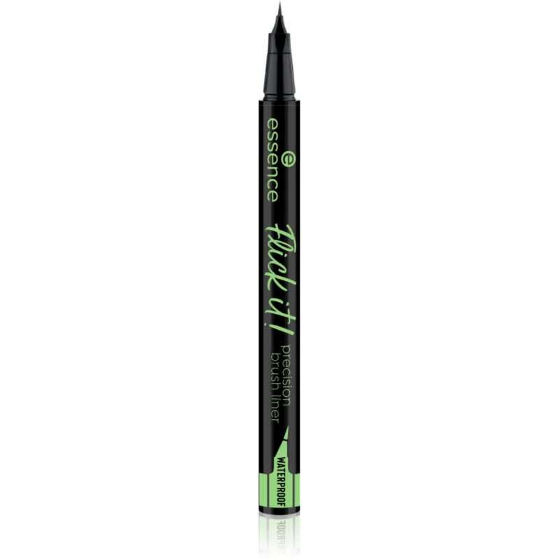 essence Flick it! precizno vodoodporno črtalo za oči odtenek 01 Black 0.5 ml