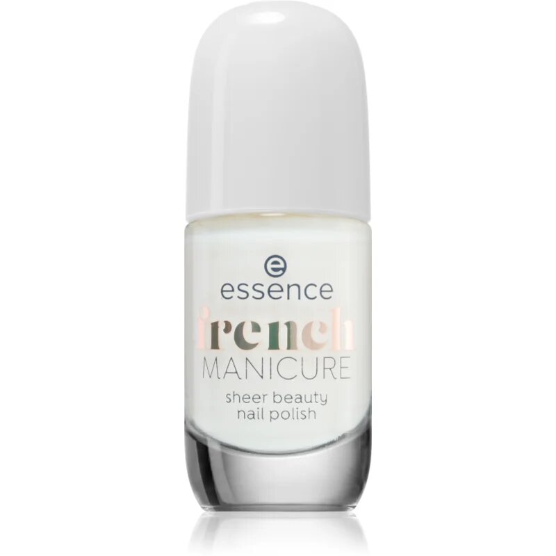 essence French MANICURE lak za nohte odtenek 02 - rosé on ice 8 ml