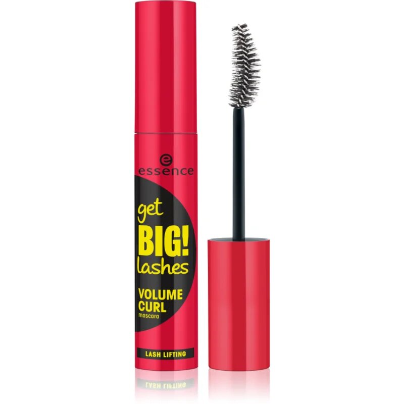 essence Get BIG! Lashes maskara za volumen in privihanje trepalnic odtenek 01 Black 12 ml