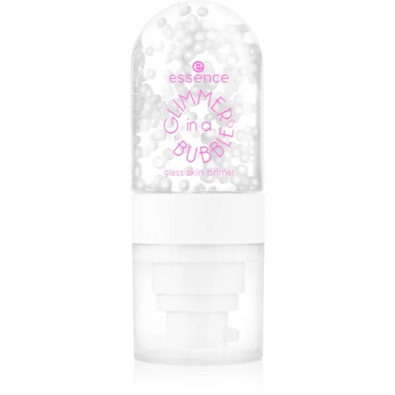 essence GLIMMER IN A BUBBLE tekoča podlaga za sijoč videz odtenek 01 Bubble Glaze 35 ml