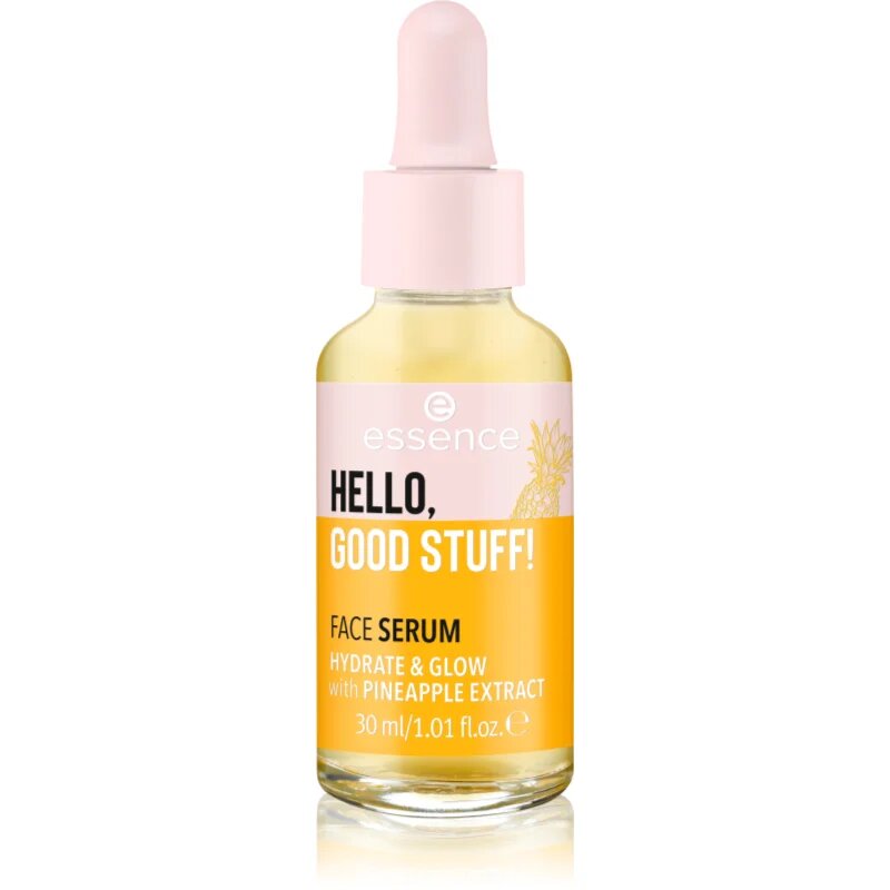 essence Hello Good Stuff! Pineapple Extract posvetlitveni in vlažilni serum 30 ml