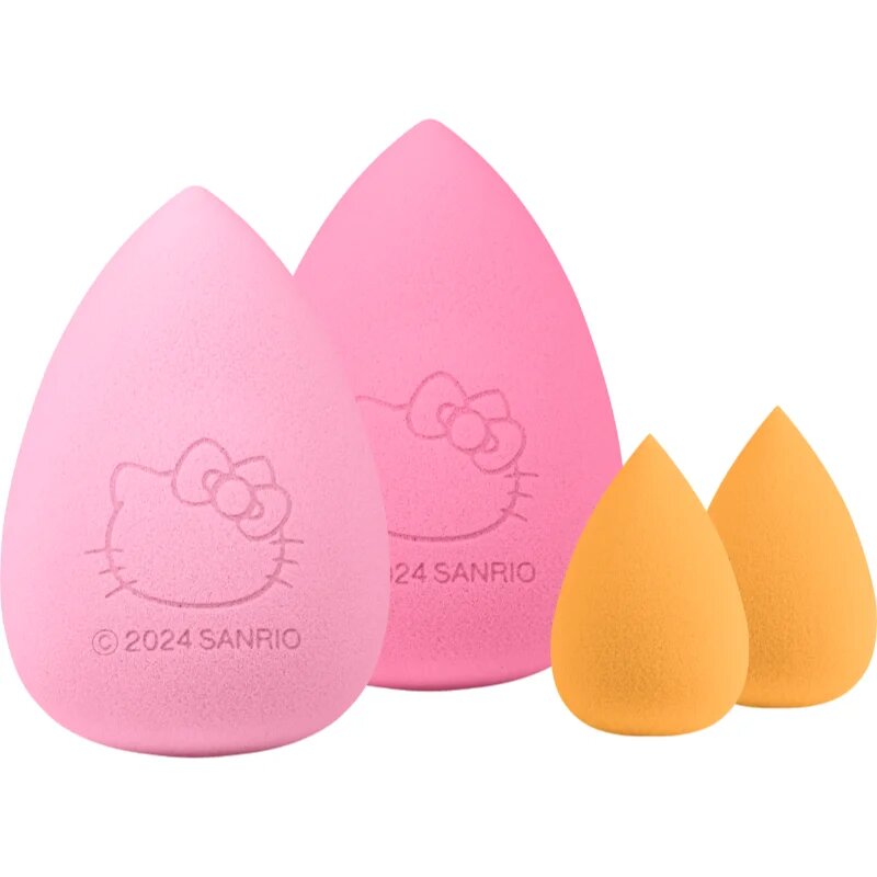 essence Hello Kitty gobica za tekoči puder 4 kos