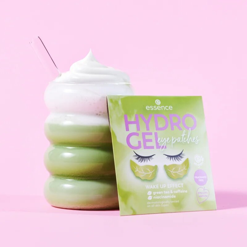 essence HYDRO GEL hidrogelna maska za predel okoli oči Eye Love Matcha 1 par