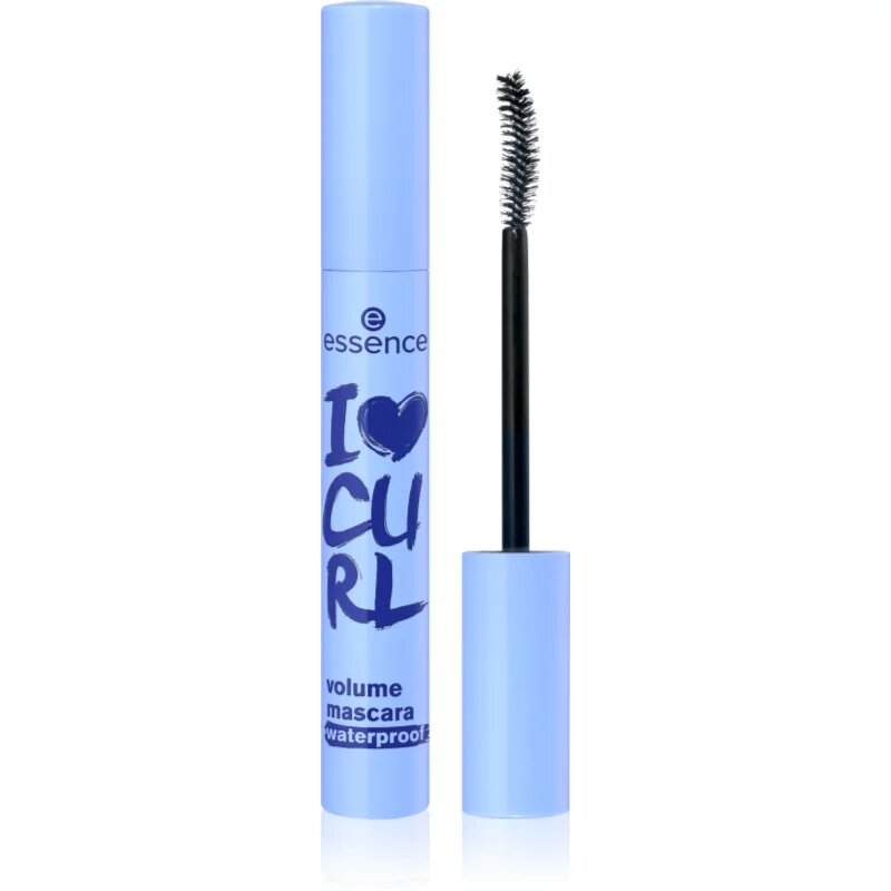 essence I LOVE CURL vodoodporna maskara za volumen črna 10 ml