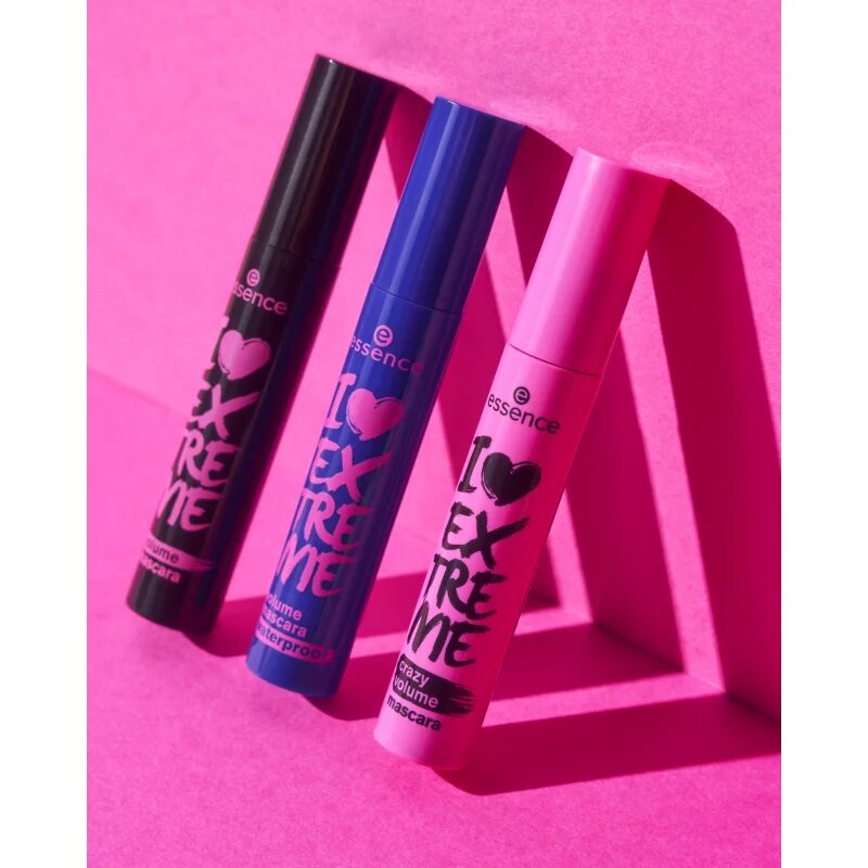 essence I LOVE EXTREME vodoodporna maskara za volumen 12 ml