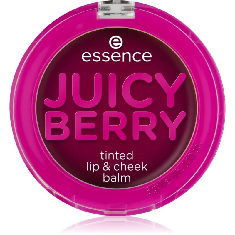 essence Juicy Berry Tinted tekoče rdečilo in sijaj za ustnice 3 g