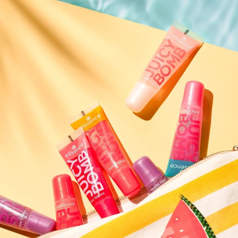 essence Juicy Bomb sijaj za ustnice odtenek 107 Glowy Gummy/colour changing 10 ml