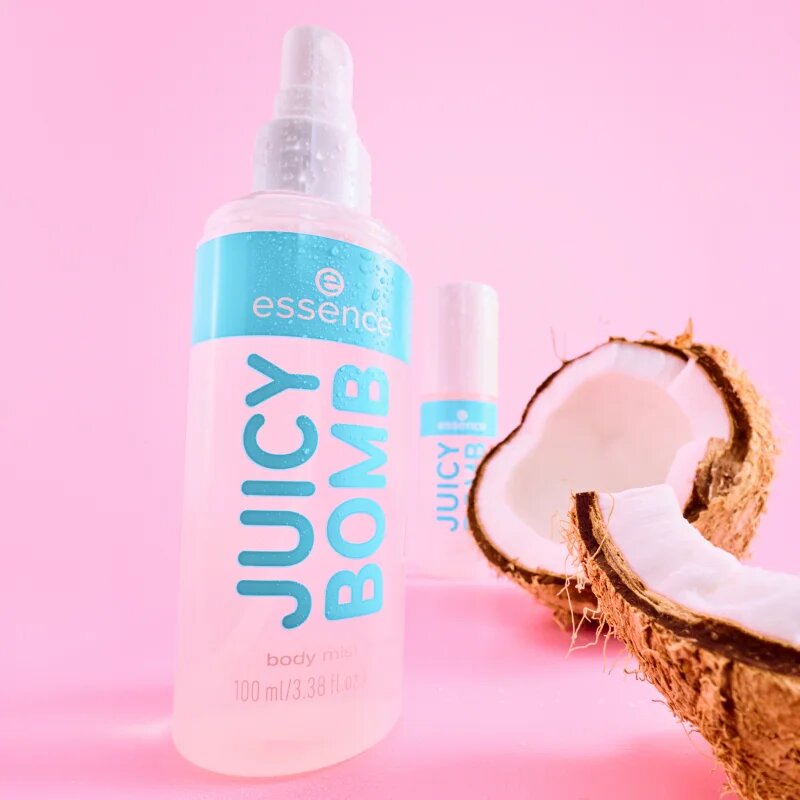 essence Juicy Bomb Tropical Drop meglica za telo za ženske dišave 109 Coconut Crush 100 ml