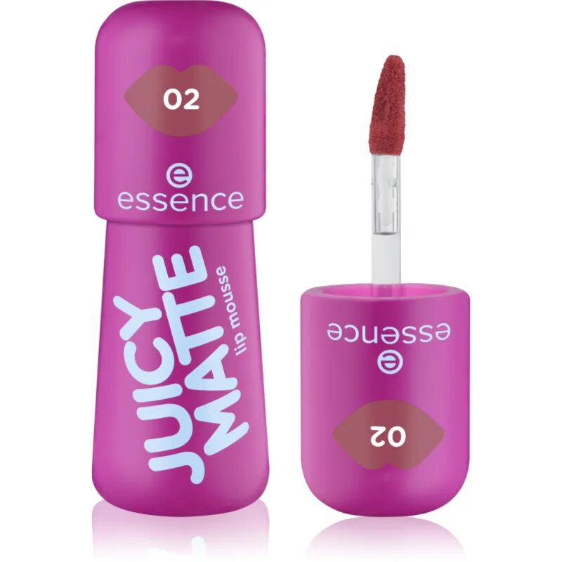 essence JUICY MATTE penasta šminka z mat učinkom odtenek 02 Featherlight Pink 2.7 ml