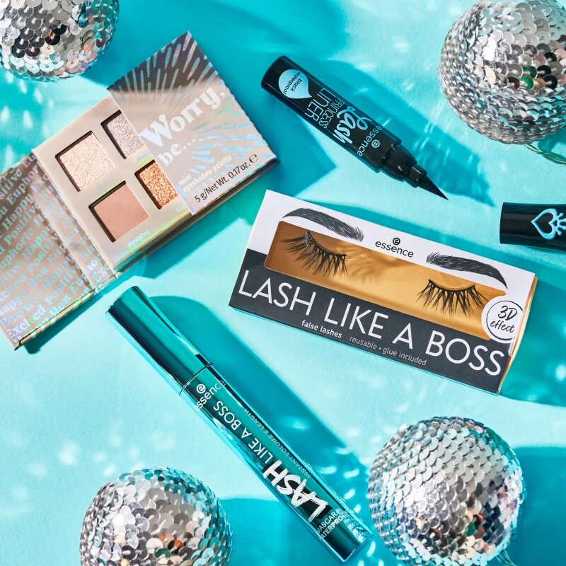 essence Lash Like a Boss podaljševalna maskara za polne trepalnice vodoodporna odtenek Black 95 ml