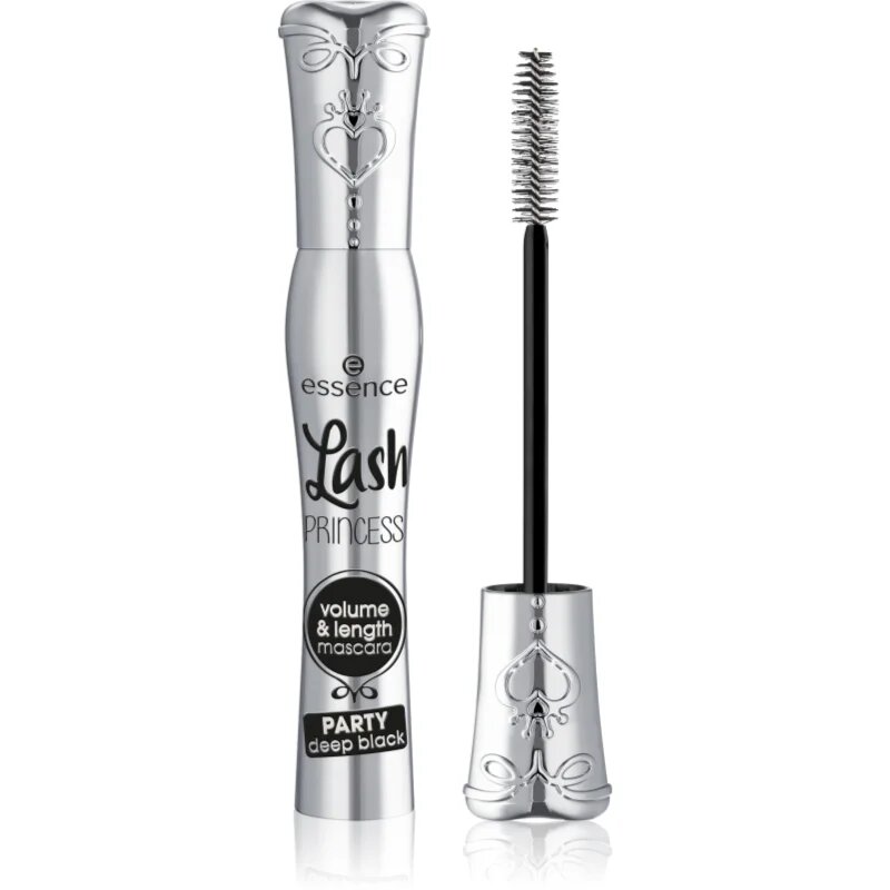 essence Lash PRINCESS PARTY voluminozna maskara za podaljšanje in ločevanje trepalnic odtenek deep black 10 ml
